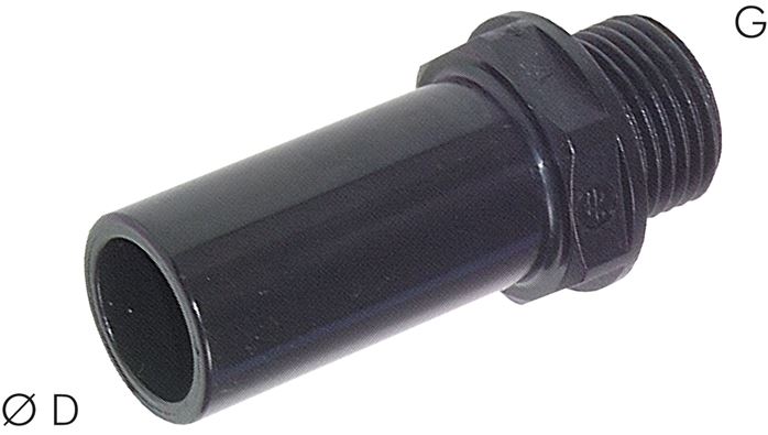 Einschraubtülle G 3/8"-15mm Stecknippel, IQS-Big