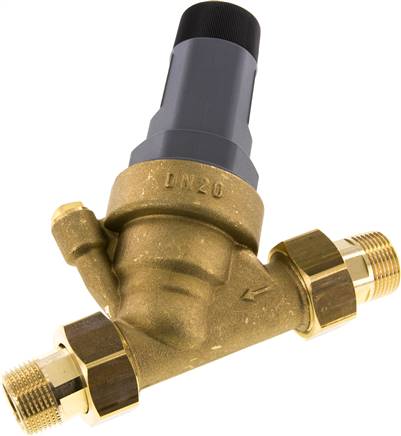 Druckminderer für Trinkwasser R 3/4", 1,5 - 6 bar, DVGW, vordruckunabhängig