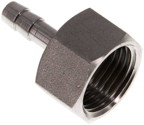 Aufschraub-Schlauchtülle G 1/2"-6 (1/4")mm, 1.4571