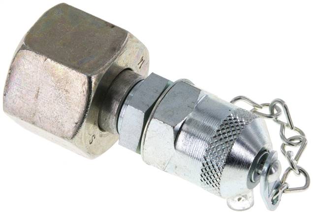 Messanschluss M16x2, 14 S-Dichtkegel, Stahl verzinkt