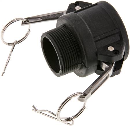 Kamlock-Kupplung (B) R 1-1/2"(AG), Polypropylen