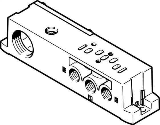FESTO VABS-S4-2S-G18-R3-EX1E (8033155) Anschlussplatte