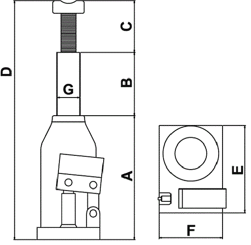 Chicago Pneumatic FLASCHENHEBER CP81080