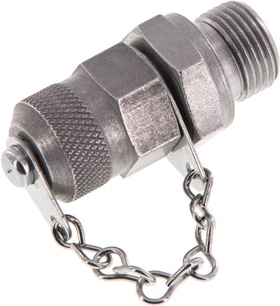 Messanschluss M16x2 - G 3/8" (AG), Stahl verzinkt