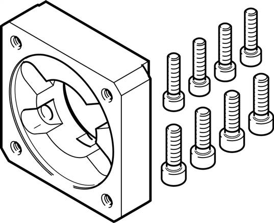 FESTO EAMF-A-38D-70A (1202337) Motorflansch
