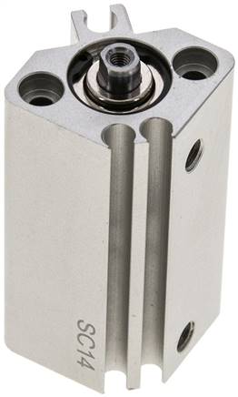 Kompaktzylinder, doppeltwirkend, Kolben 12mm, Hub 25mm -Eco-Line