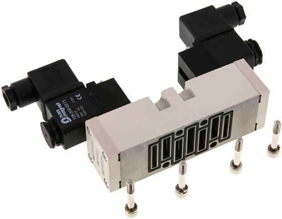 ISO-Ventil (Größe 1), 5/2-Wege, Impulsventil, 12 V=