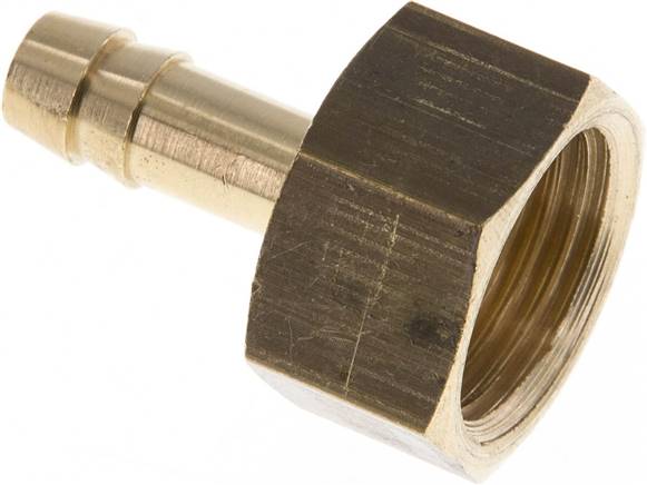 Aufschraub-Schlauchtülle G 1/2"-8 (5/16")mm, Messing