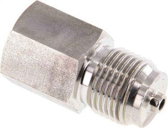 Manom.-Reduzierung G 1/2"(AG)-G 3/8"(IG). 1.4571, 45mm