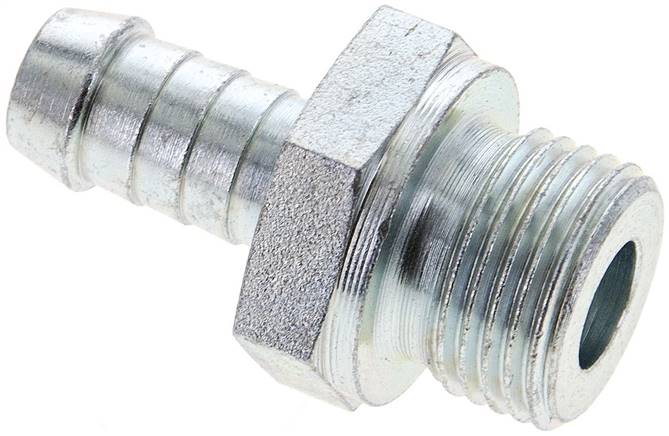 Schlauchnippel G 1/2" AG (Dichtkante), 11 - 12mm
