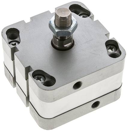 ISO 21287-Zylinder, doppeltw., Kolben 80mm, Hub 5mm, Kolbenstange AG