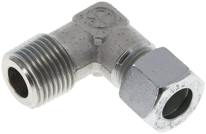 Winkel-Schneidringverschraub. R 1/2"-12 L (M18x1,5), Stahl verzinkt