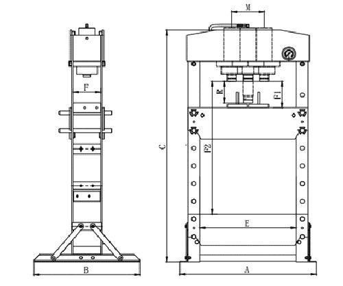 Rodcraft Werkbankpresse WP15