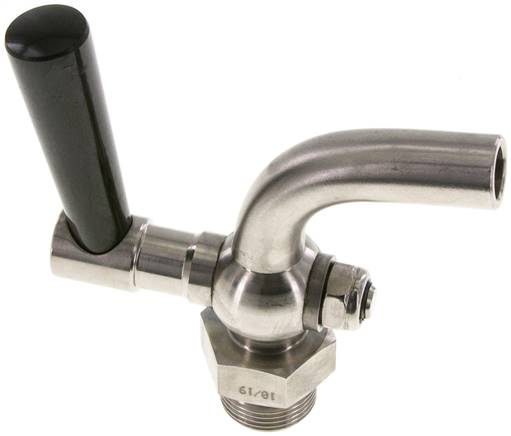 Edelstahl-Ablasshahn G 3/4", PN 6