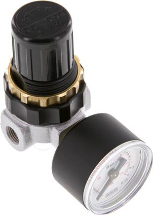 Mini-Druckregler G 1/4", 0,5 - 10 bar, 330 l/min Standard