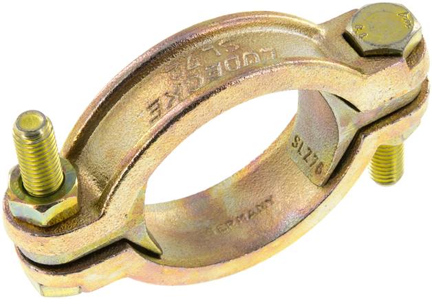 Schlauchklemme Temperguss verzinkt, 56 - 72mm
