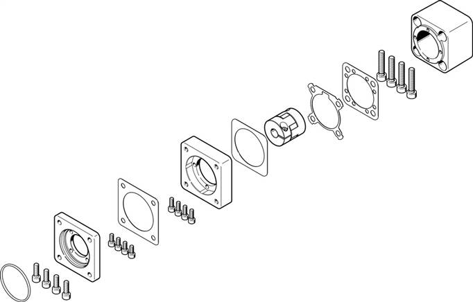 FESTO EAMM-A-D40-40G-S1 (2256399) Axialbausatz