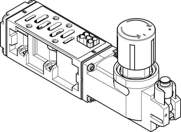 FESTO VABF-S2-2-R3C2-C-10 (555776) Reglerplatte