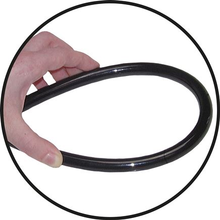 Polyamid-Schlauch flexibel, 4 x 2,5 mm, schwarz