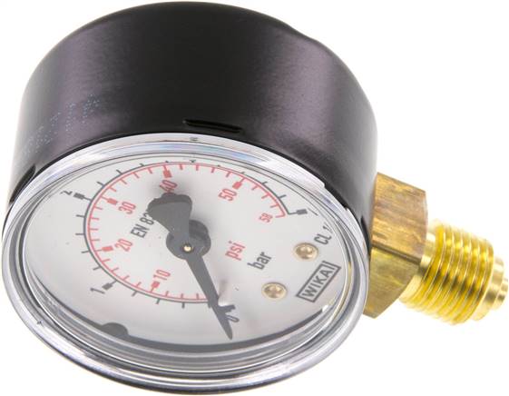 Manometer senkrecht (ST/Ms), 50mm, 0 - 4 bar, G 1/4"