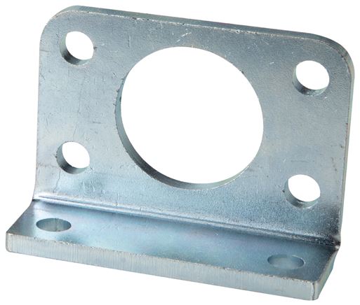 Fußwinkel für Rundzylinder, Ø 50 mm