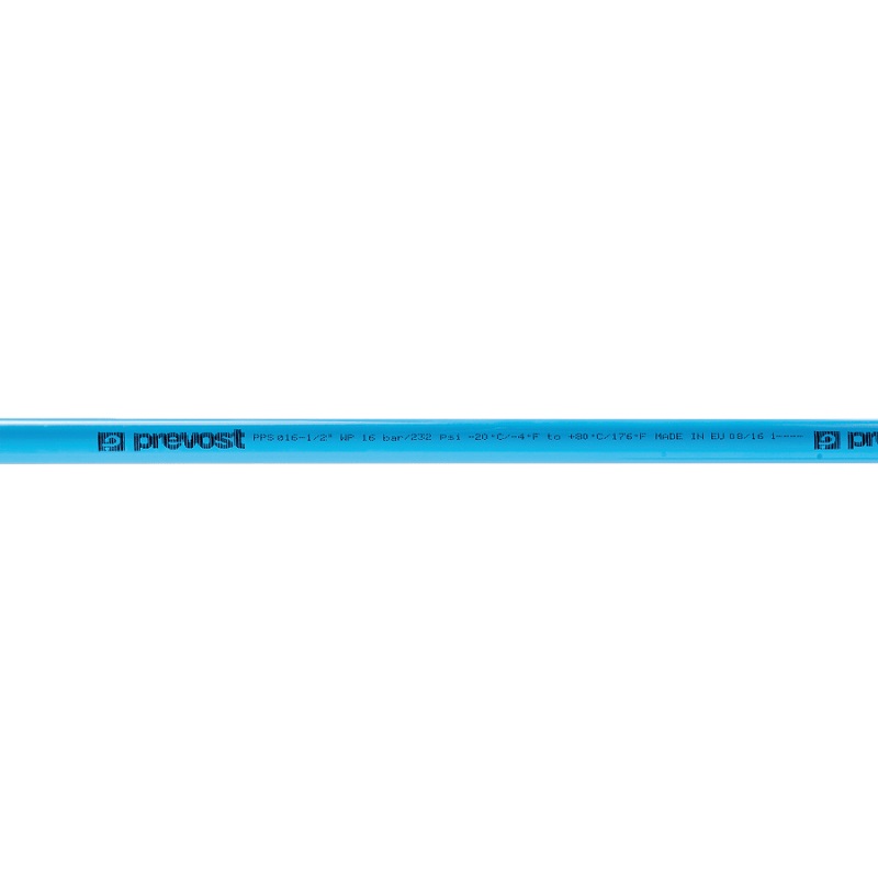 PREVOST-BLAU ALUMINIUM-ROHR Rohraußen-Ø = 25 | Länge 2,9 m