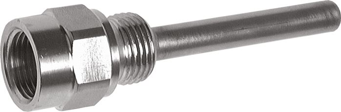 Schutzrohr zum Einschrauben (G 1/2"), 100mm, Cu-Legierung Typ TR 10012 CU