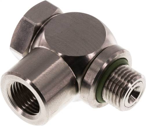 Drosselrückschlagventil G 1/8", abluftregelnd (B), Edelstahl