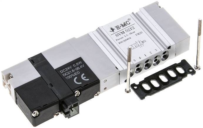 Magnetventil für S1V, 5/2-Wege Impulsventil (bistabil) Typ SVM 5212