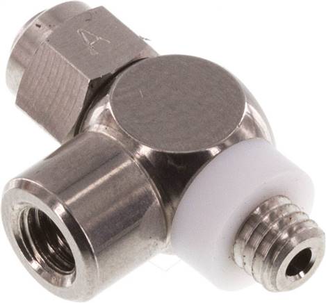 Drosselrückschlagventil M 5, zuluftregelnd (A), Edelstahl