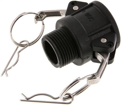 Kamlock-Kupplung (B) R 1"(AG), Polypropylen