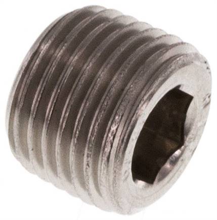 Verschlussstopfen Innenskt. R 1/8", V4A