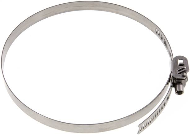 12mm Sicherheitsschlauchschelle 140 - 170mm, Edelstahl