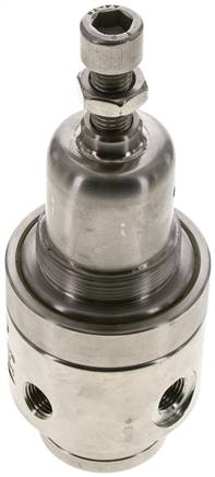 Druckregler, 1.4404, G 1/4", 2 - 30bar (nicht rücksteuerbar)