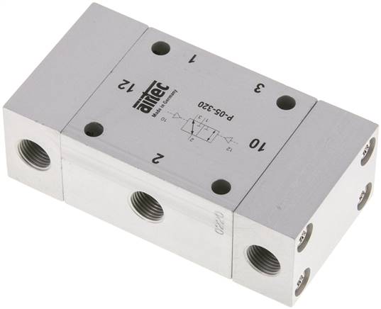 3/2-Wege Pneumatikimpulsventil, G 1/8", ATEX-Zulassung