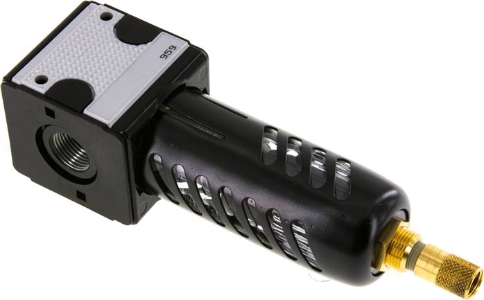 MULTIFIX Filter, G 3/8", Baur. 1, Kunststoffbehälter , mit Schutzkorb, Kondensatablass automatisch