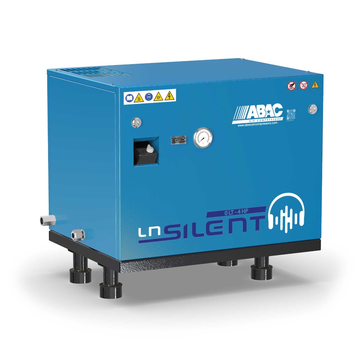 ABAC geräuscharmer Kompressor LN1 B5900 T5,5 5,5HP