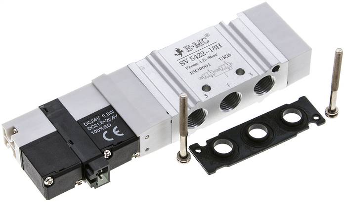Magnetventil für S2V, 2x 3/2-Wege (NO/NO) Typ SV 5422-18H