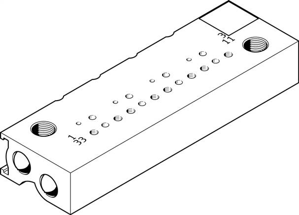 FESTO MHP1-PR6-3-PI-PCB (197244) Anschlussblock