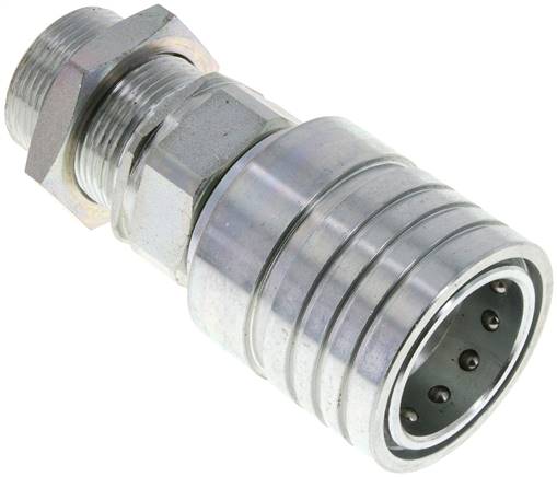 Schott-Steckkupplung ISO7241-1A, Muffe Baugr.6, 25 S (M36x2)