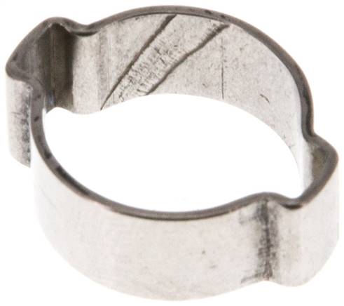 2-Ohr-Schlauchschelle 12,5 - 15mm, 1.4307 (W4)