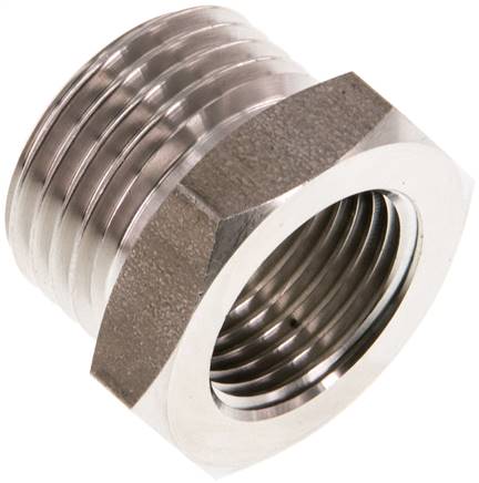 Reduziernippel G 1/2"(AG)-G 3/8"(IG), 1.4571