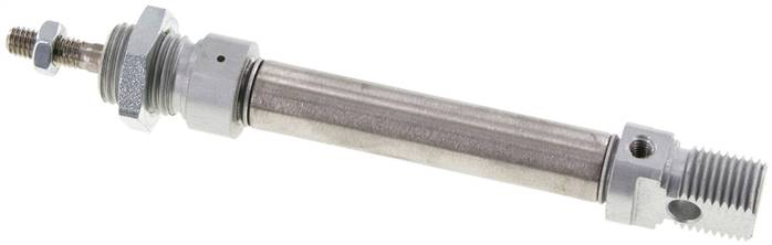 ISO 6432-Zylinder, einfachwirkend, Kolben 12mm, Hub 40mm