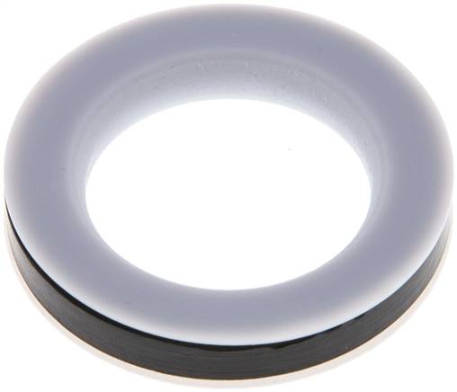 NBR / PTFE-Ersatzdichtung f. Kamlock-Kupplung DN25 (1")