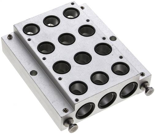 Zwischenplatte mit vier Ventilplätzen Typ RF 10 Z4