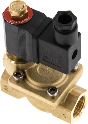 Entlastventil (NO) G 1/2" für Kolbenkompressoren, 230 VAC