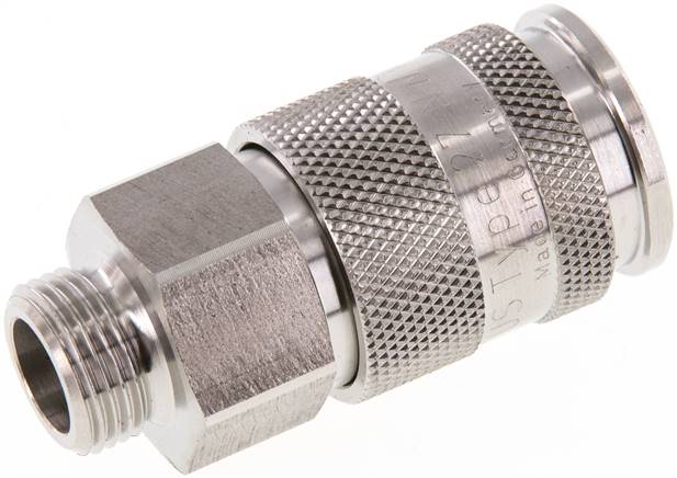 Schnellkupplung (NW10) G 3/8"(AG), 1.4404