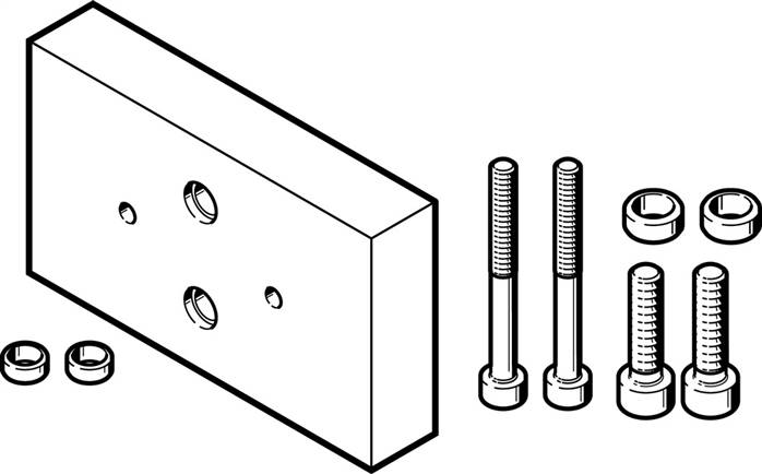 FESTO DHAA-G-Q5-16-B6-14-E (2411400) Adapterbausatz