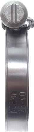 9mm Schlauchschelle 8 - 16mm, 1.4301 (W4) (NORMA)