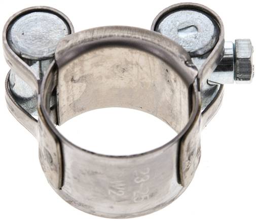 18mm Eco-Gelenkbolzenschelle, 23 - 25mm, 1.4016 (W2)